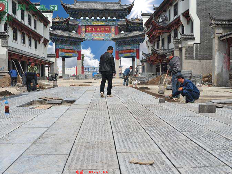 古建铺地青石板材的价