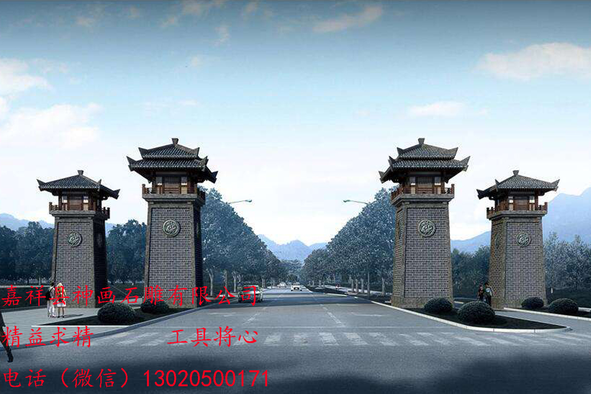 石雕汉阙精美图片 石阙 汉阙的结构分布 中国古建筑石雕汉阙