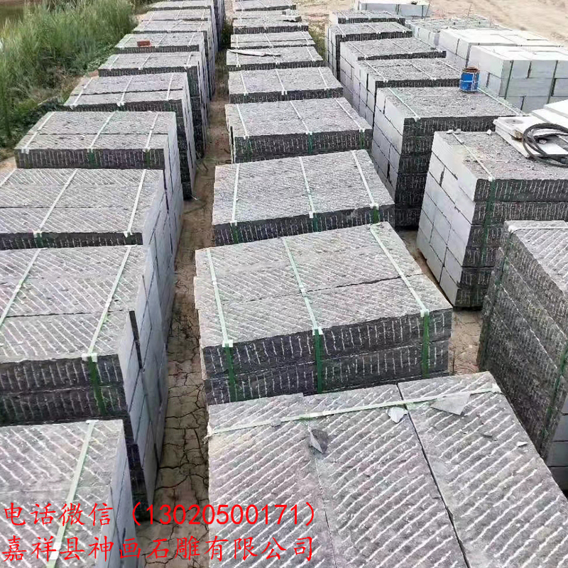 青石板加工厂家-青石板价格-庭院青石板-公园地铺石-神画石雕