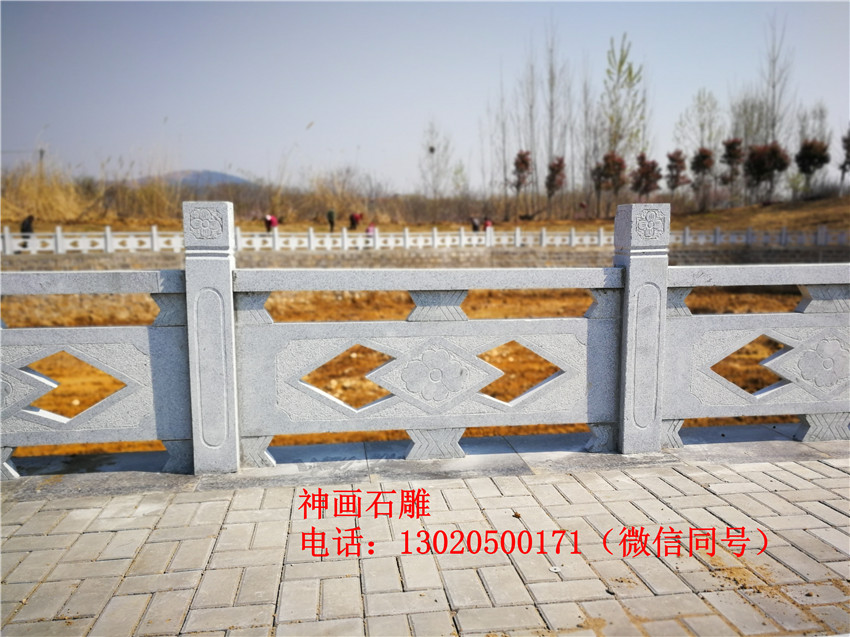 采用石材栏杆的好处-河道石护栏-嘉祥县神画石雕有限公司