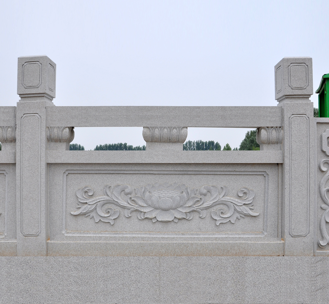 石材栏杆的各种样式图片-专业的石栏杆护栏制作厂家-嘉祥县神画