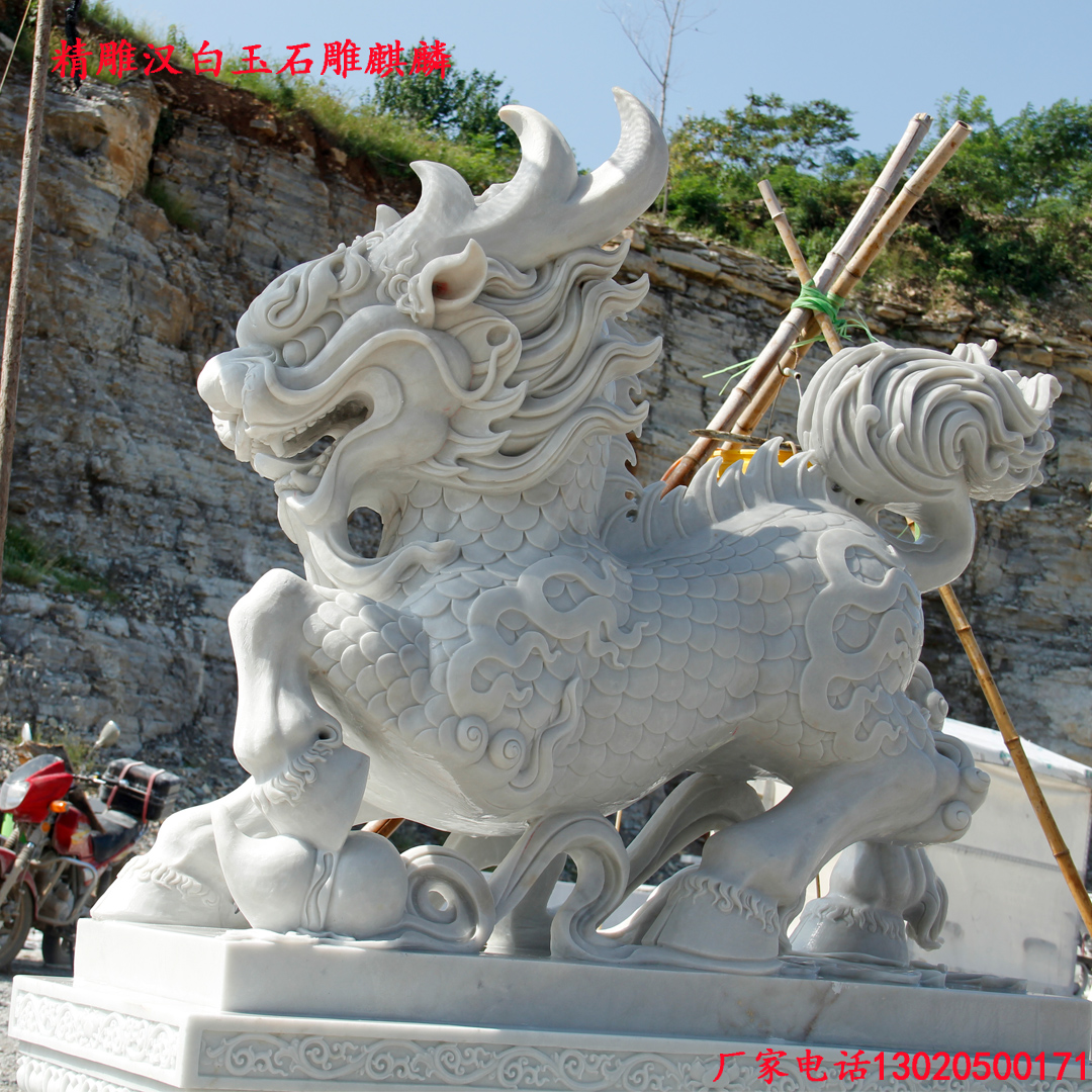石雕麒麟适合摆放在哪里-石麒麟有那些寓意-嘉祥县神画石雕有限