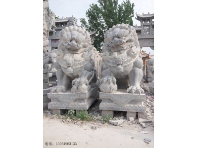 门口石狮子多大尺寸的合适以及有哪些讲究