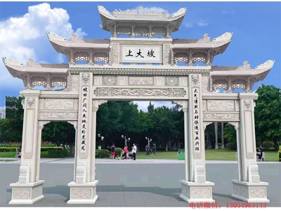 石雕牌坊不可取代的性质特点