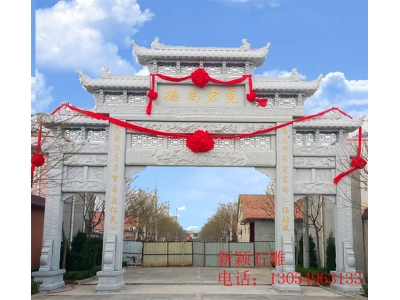 村头石牌楼在雕刻中的样式有那些特点和注意事项