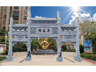 江西农村社区石牌楼新样式有哪些-图片设计的要点