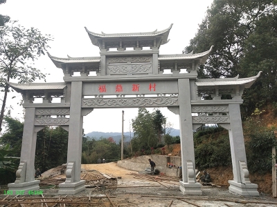 农村村头石牌坊-图片选择有那些注意事项