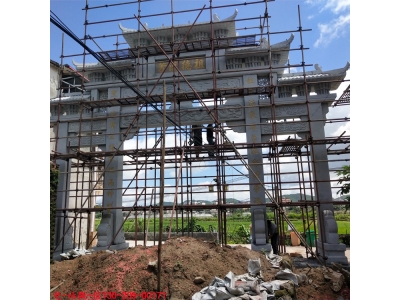 墓地石牌坊与村口牌楼有区别吗？--为什么要修建石牌坊-神画石雕