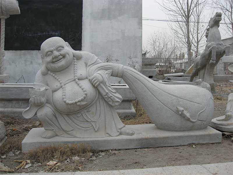 大理石弥勒佛寺庙雕刻