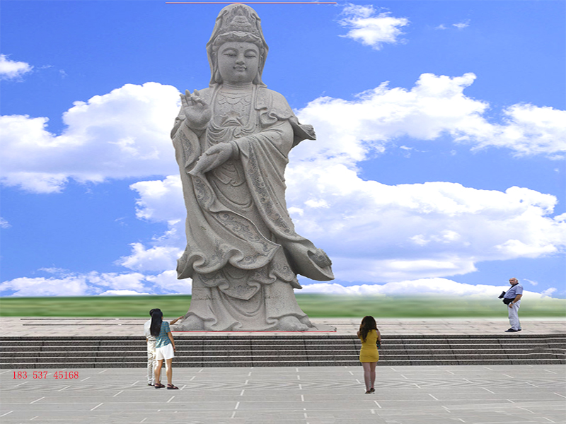 石头雕刻的观音像有那些特点(图1)