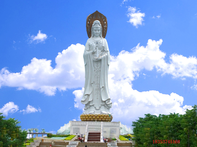 石头雕刻的观音像有那些特点(图3)